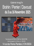 Peintures et sculptures de Maxime Davoust, Michel Perrier et Jean François Brahin