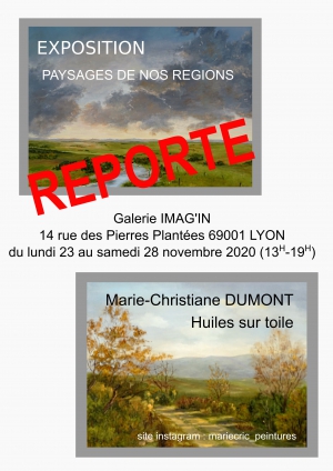 peintures Marie-Christiane DUMONT-Reportée