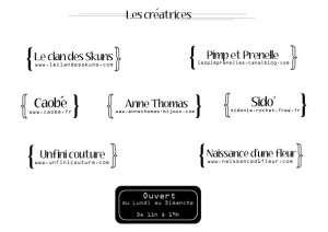 Vente éphémère de créatrices